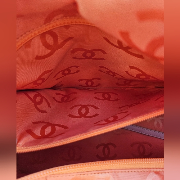 Chanel Cambon Line Large Tote Nude with Yellow C's - Picture 11 of 14